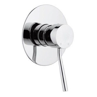 Mixer Deluxe Flange Built-In Shower Mixer, Rough-In Valve Included Remer N30L
